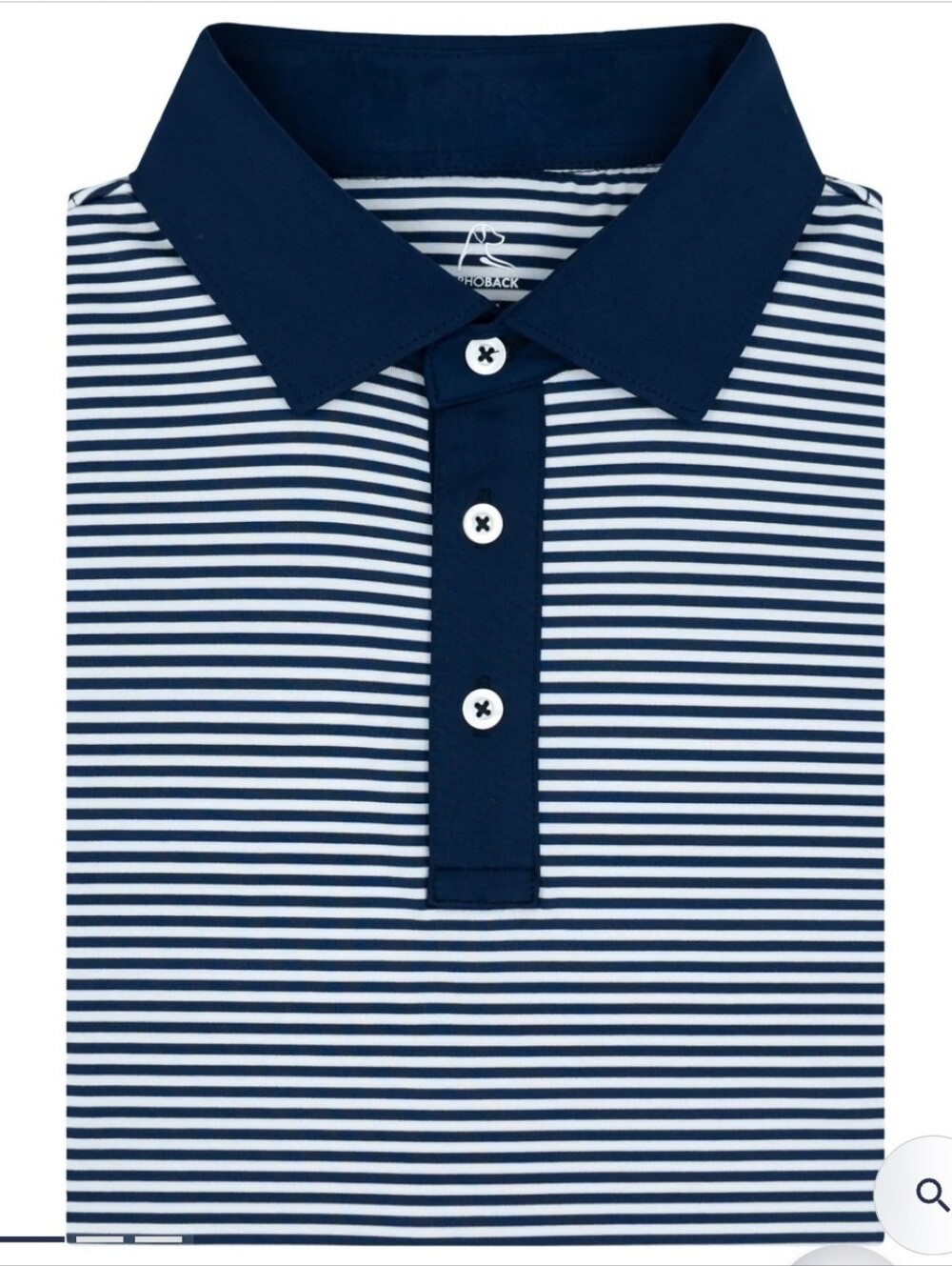 Rhoback The Eagle Stripe
Men's Short Sleeve Performance Polo